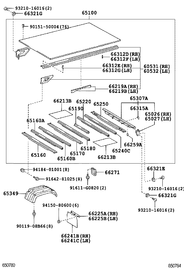  DYNA TOYOACE |  REAR BODY FLOOR FENDER