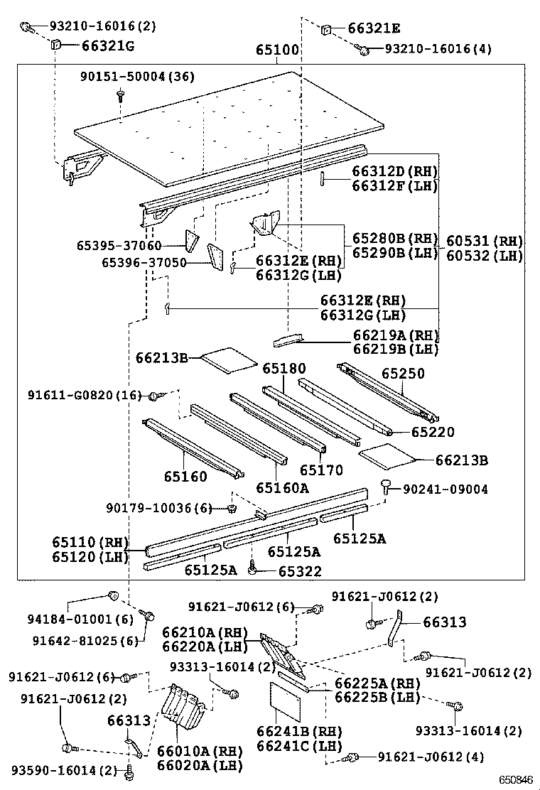  DYNA TOYOACE |  REAR BODY FLOOR FENDER