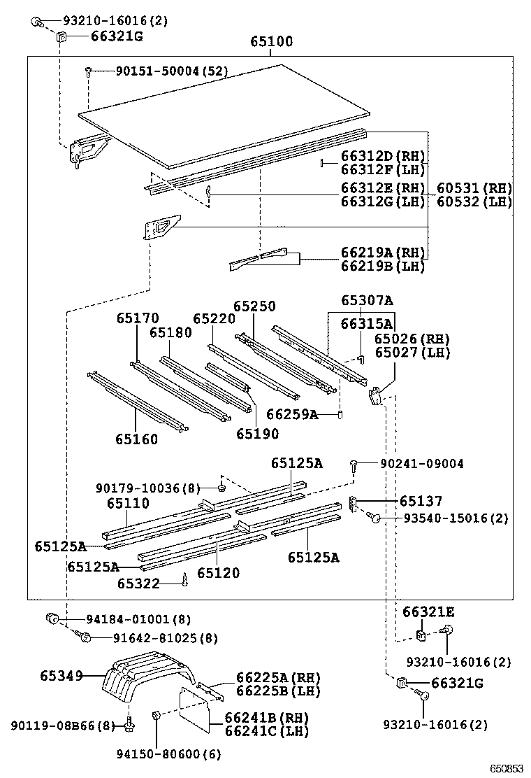  DYNA TOYOACE |  REAR BODY FLOOR FENDER