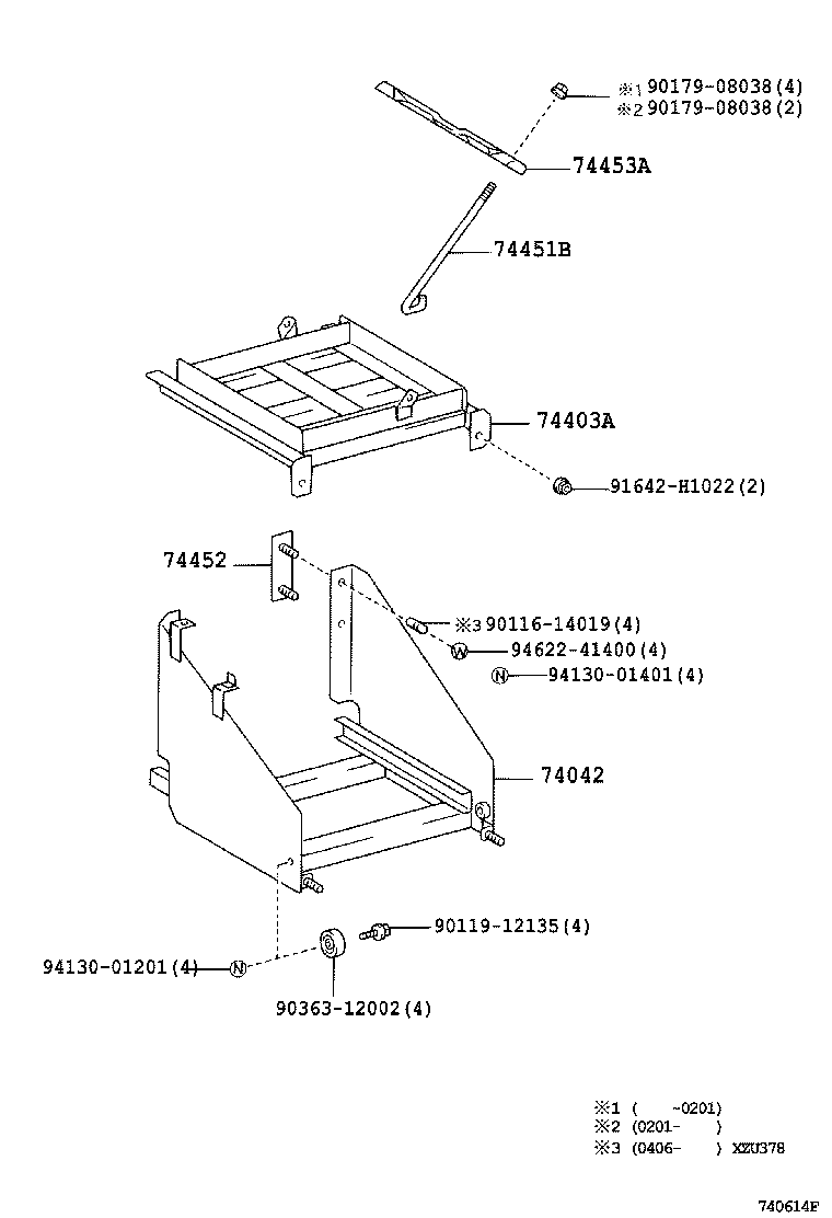  DYNA TOYOACE |  BATTERY CARRIER