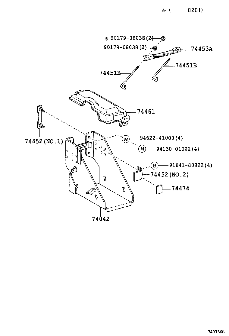  DYNA TOYOACE |  BATTERY CARRIER