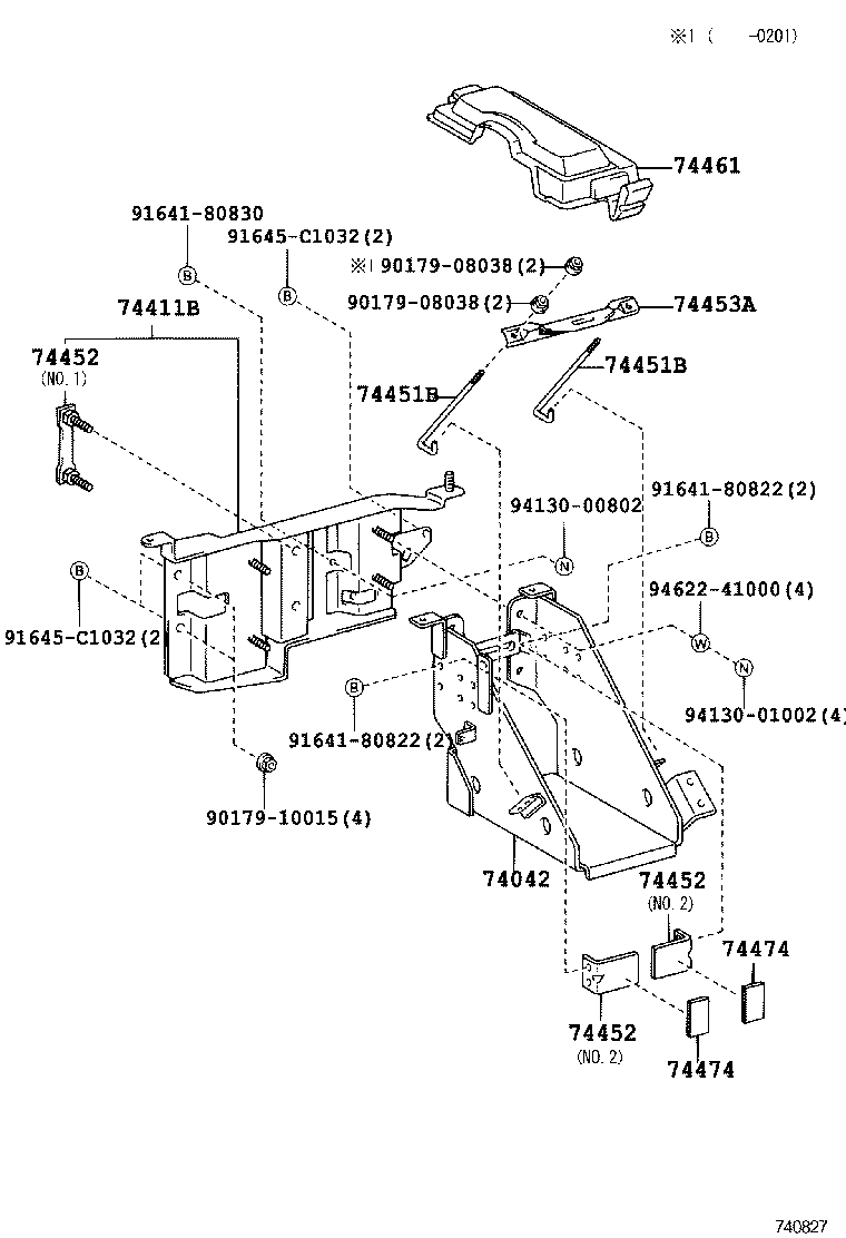  DYNA TOYOACE |  BATTERY CARRIER