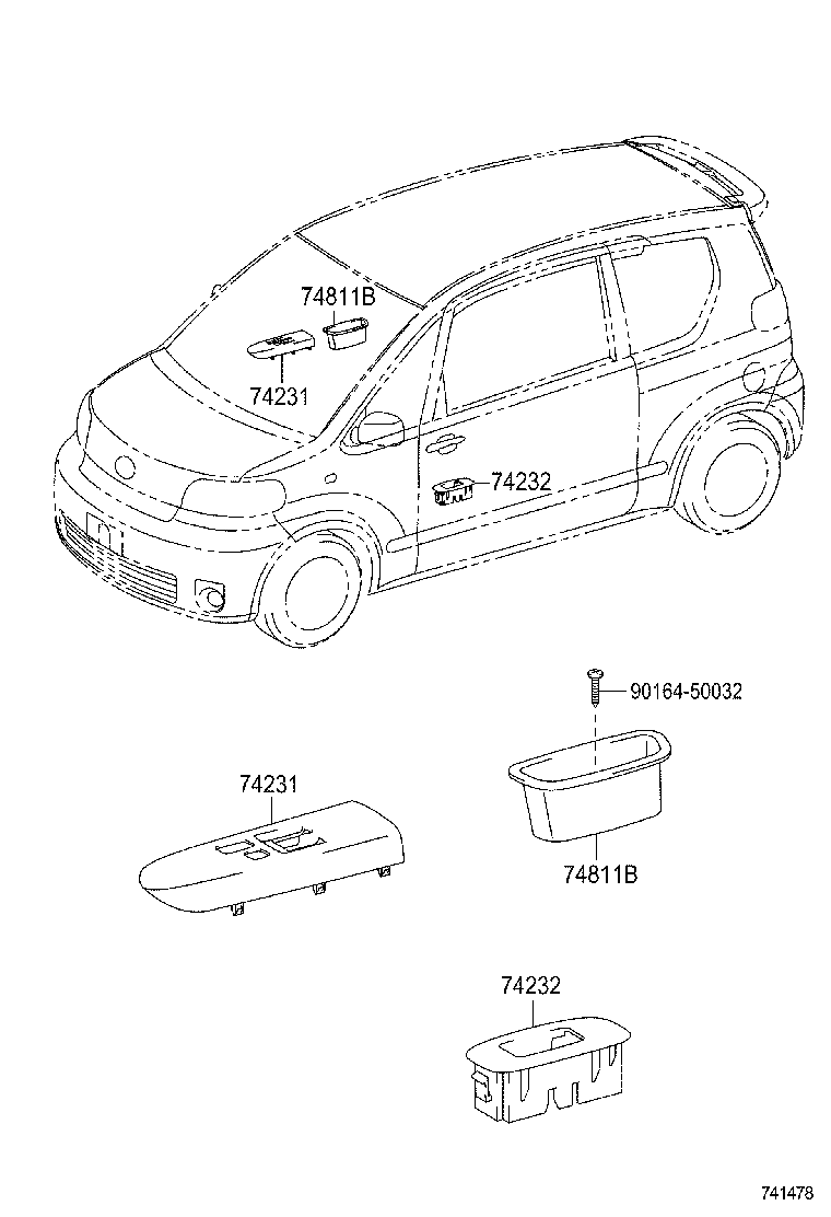  PORTE |  ARMREST VISOR