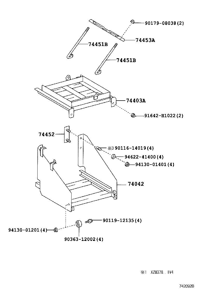  DYNA TOYOACE |  BATTERY CARRIER