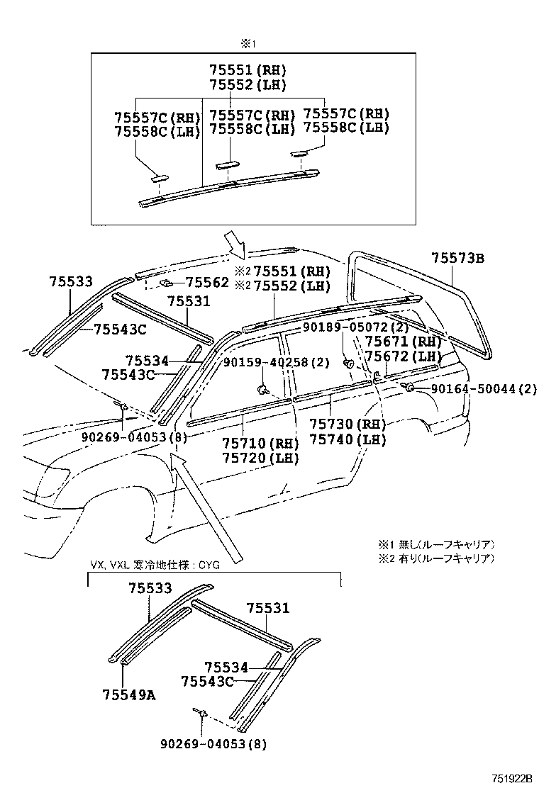  LAND CRUISER 100 |  MOULDING