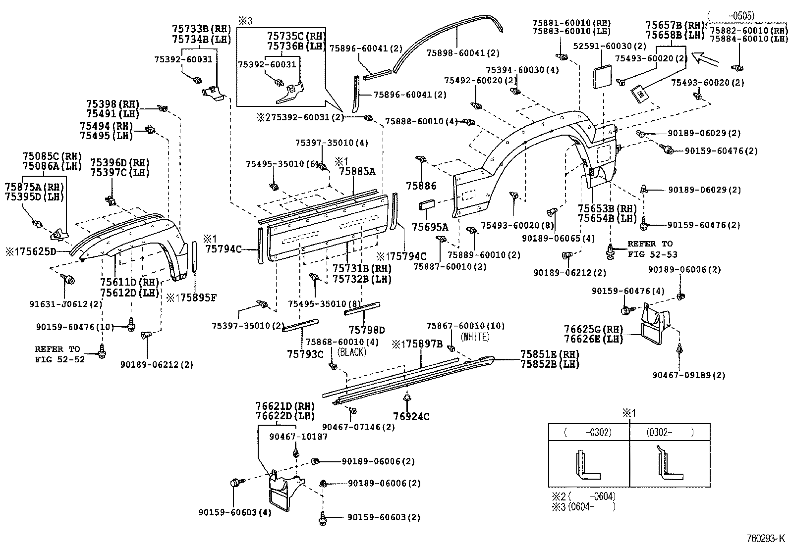  LAND CRUISER PRADO |  SPOILER SIDE MUDGUARD