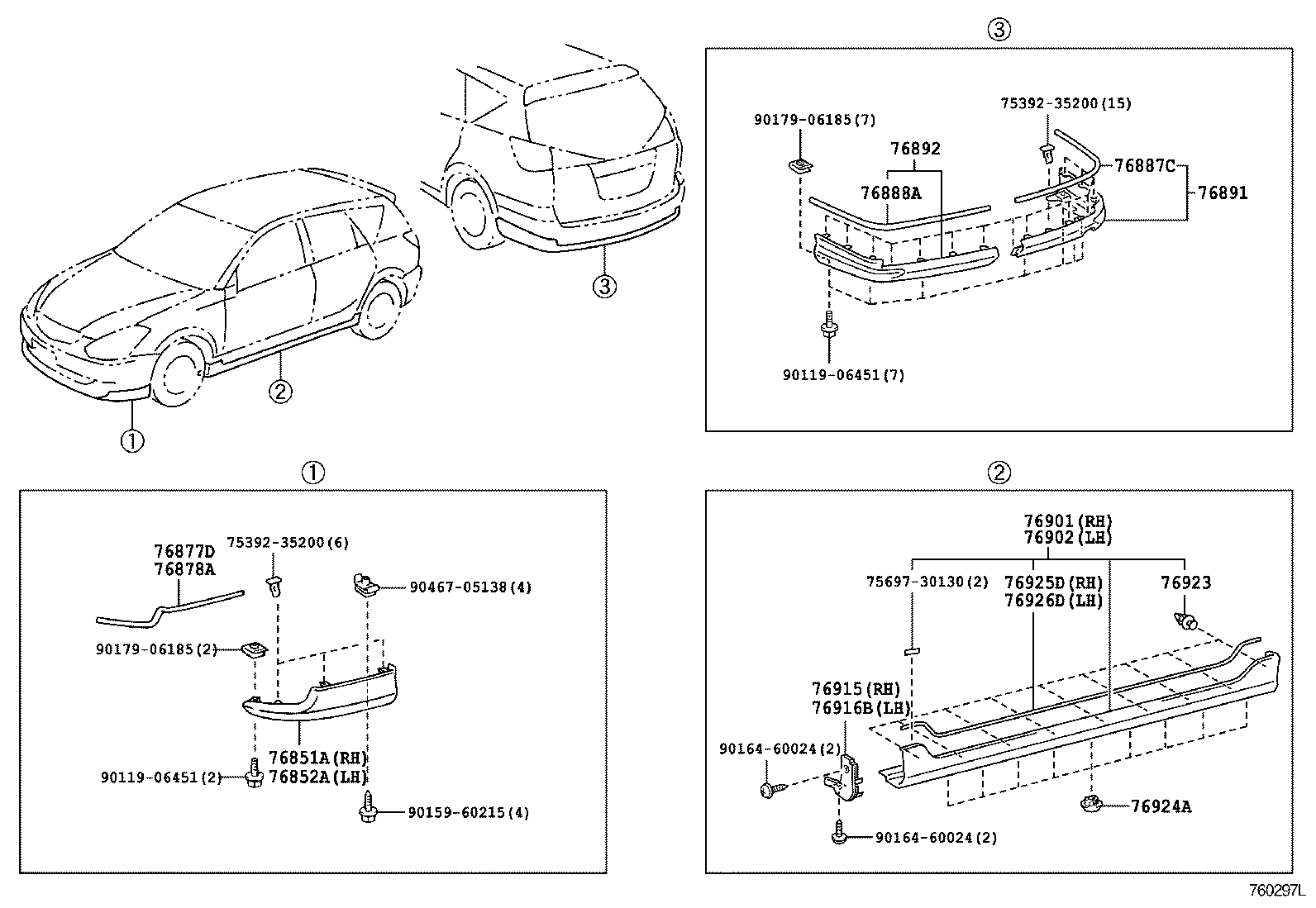  CALDINA |  MUDGUARD SPOILER