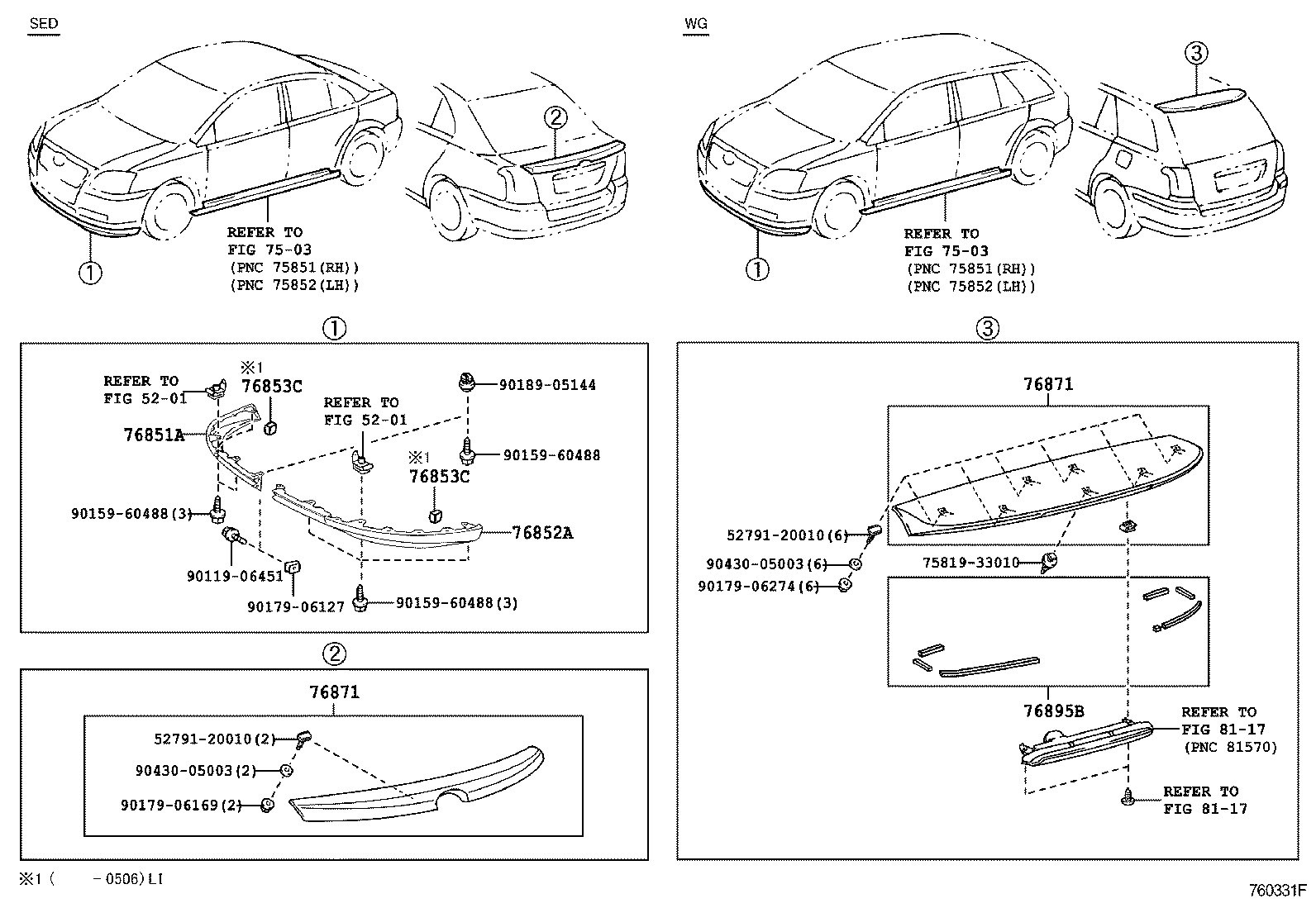  AVENSIS |  MUDGUARD SPOILER