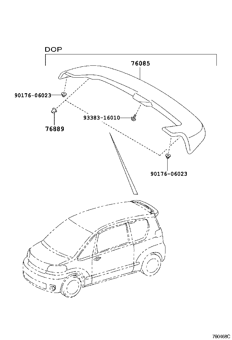  PORTE |  MUDGUARD SPOILER