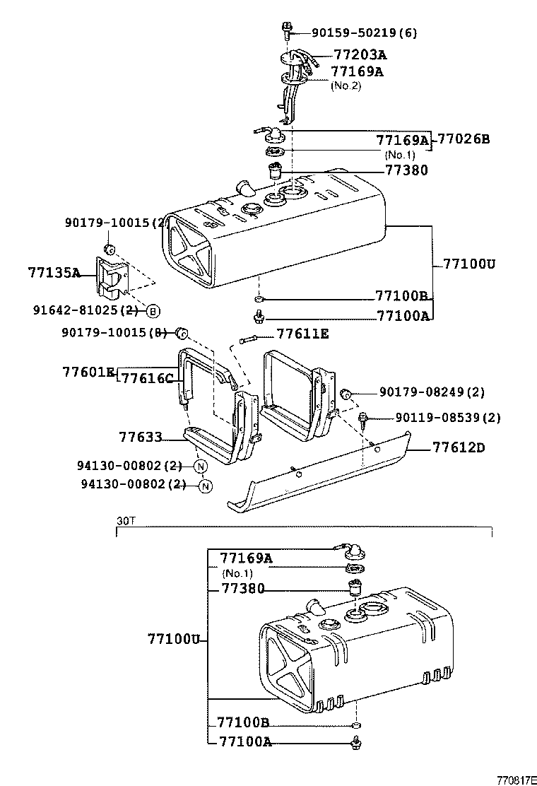  DYNA TOYOACE |  FUEL TANK TUBE