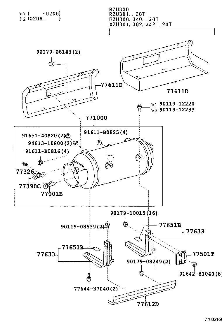  DYNA TOYOACE |  FUEL TANK TUBE