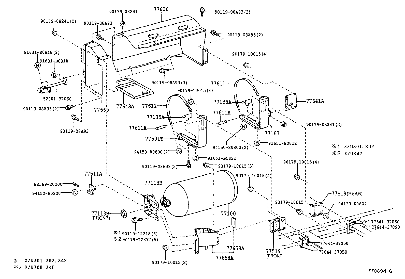  DYNA TOYOACE |  FUEL TANK TUBE