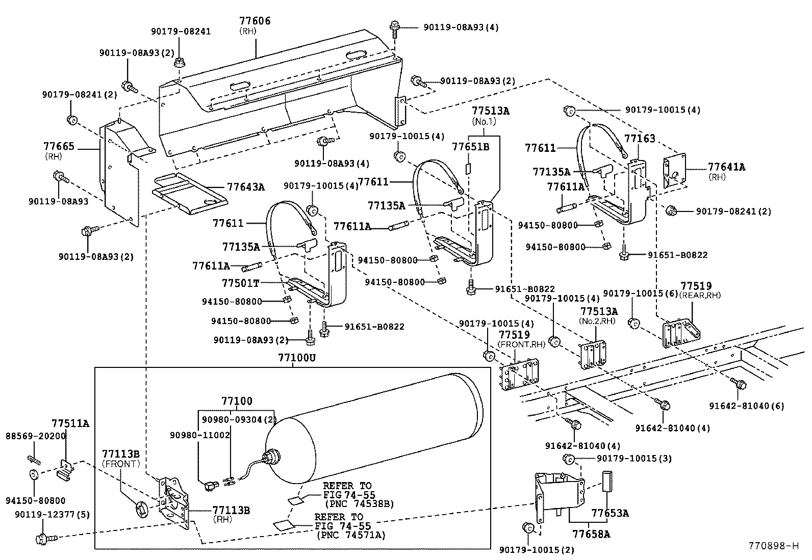  DYNA TOYOACE |  FUEL TANK TUBE