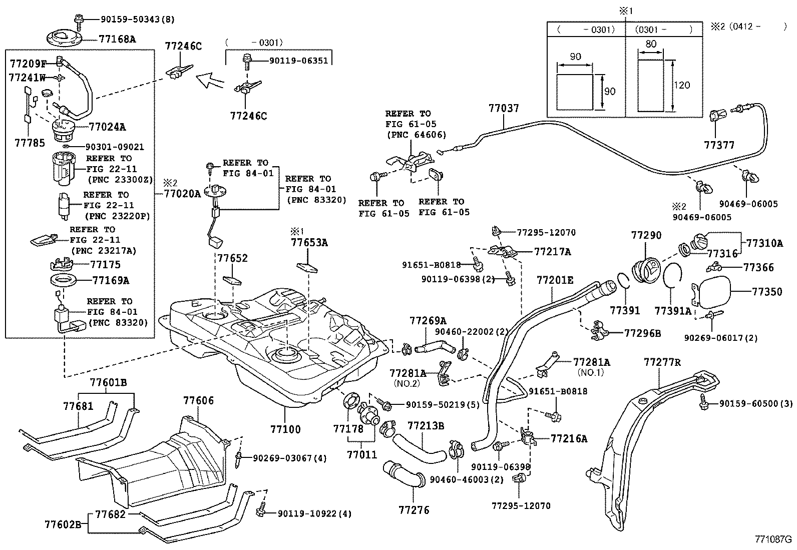  PREMIO ALLION |  FUEL TANK TUBE