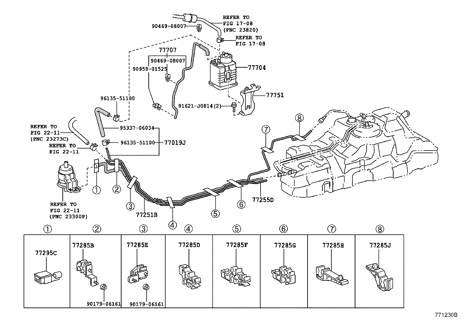  HILUX SURF |  FUEL TANK TUBE