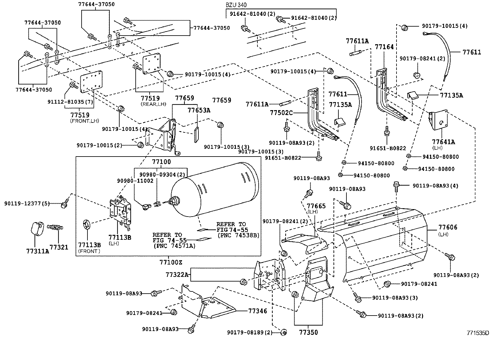  DYNA TOYOACE |  FUEL TANK TUBE