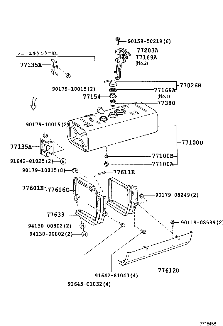  DYNA TOYOACE |  FUEL TANK TUBE