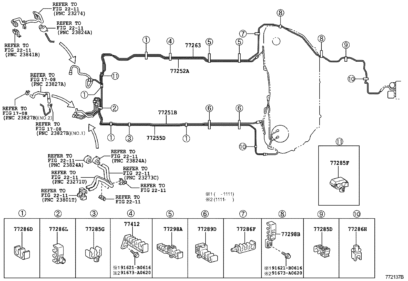  LS600H 600HL |  FUEL TANK TUBE