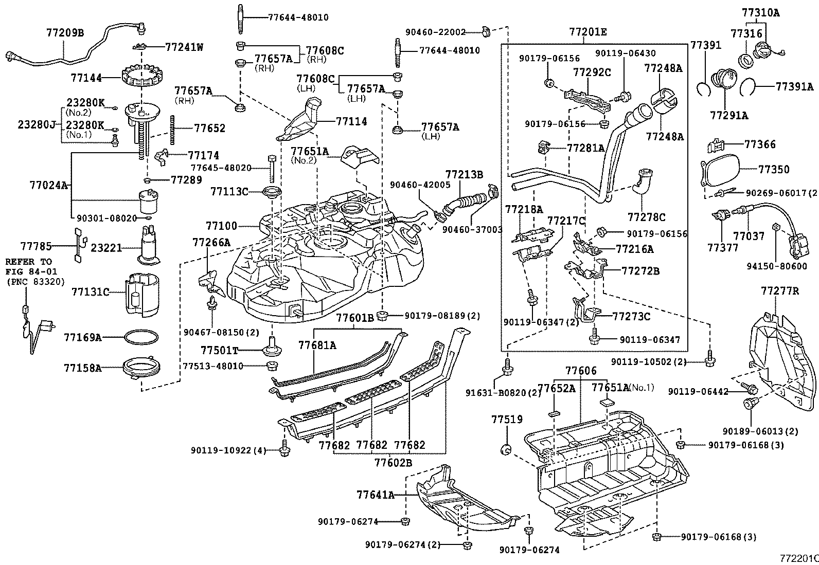  HARRIER |  FUEL TANK TUBE