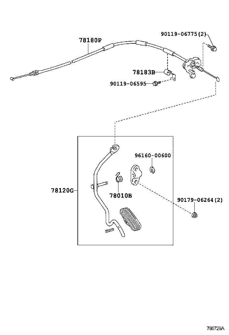  HILUX SURF |  ACCELERATOR LINK