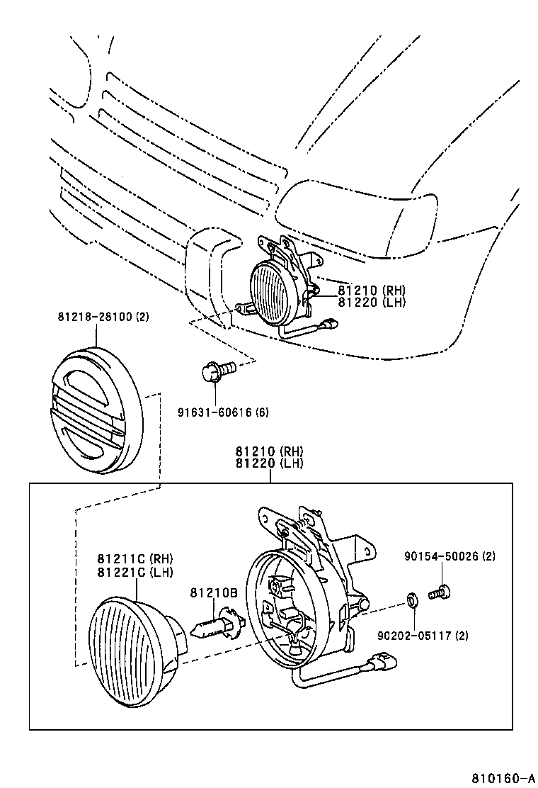  LITE TOWNACE NOAH V |  FOG LAMP
