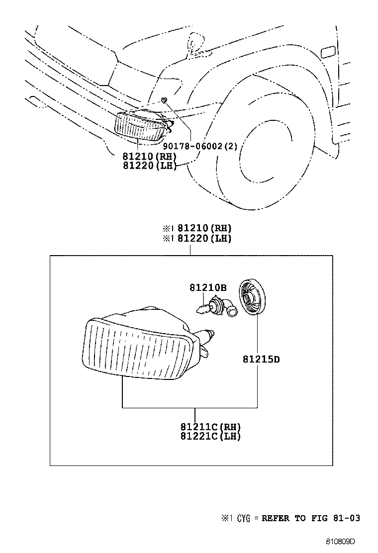  LAND CRUISER 100 |  FOG LAMP