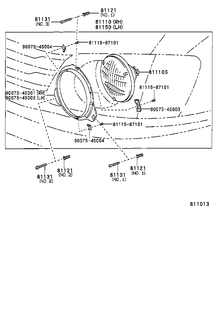  LITE TOWNACE NOAH V |  HEADLAMP