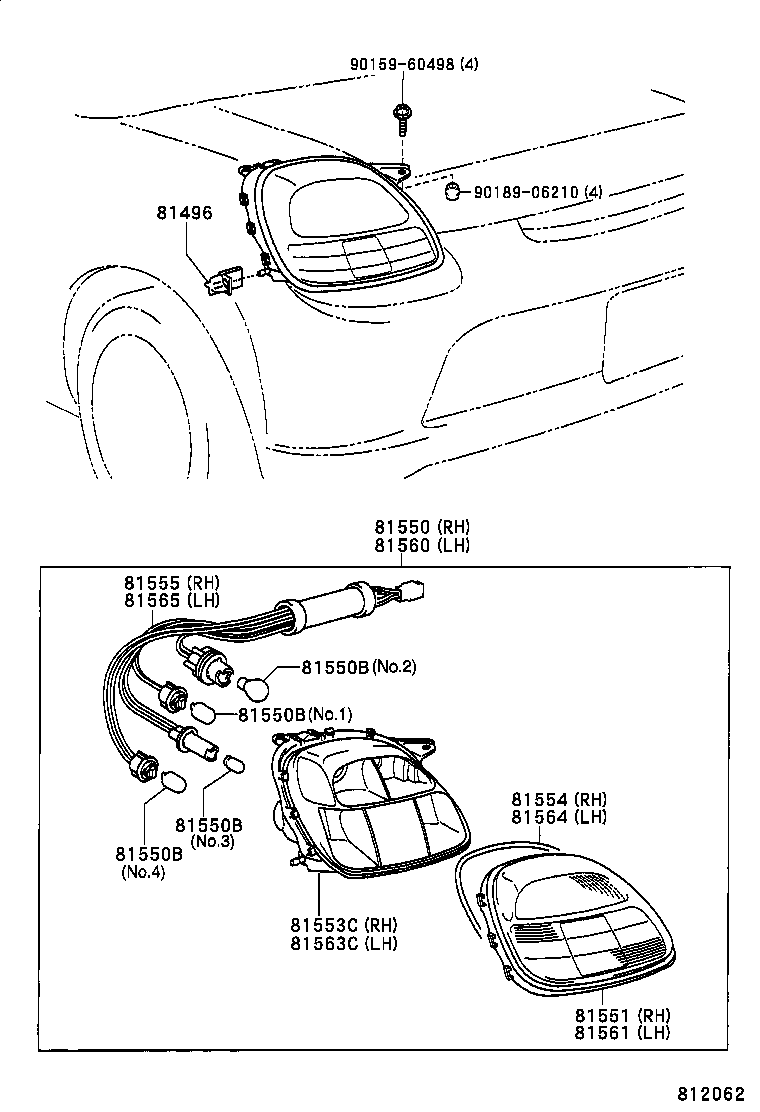  MR S |  REAR COMBINATION LAMP