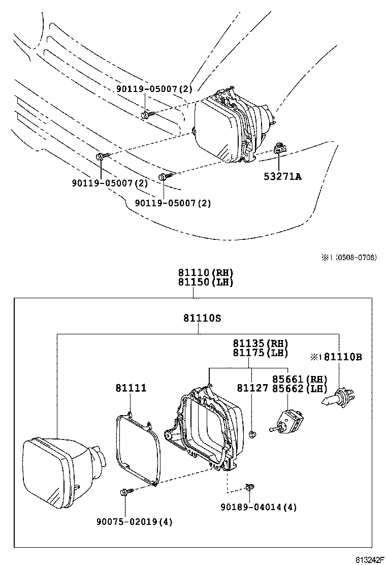  LITE TOWNACE NOAH V |  HEADLAMP