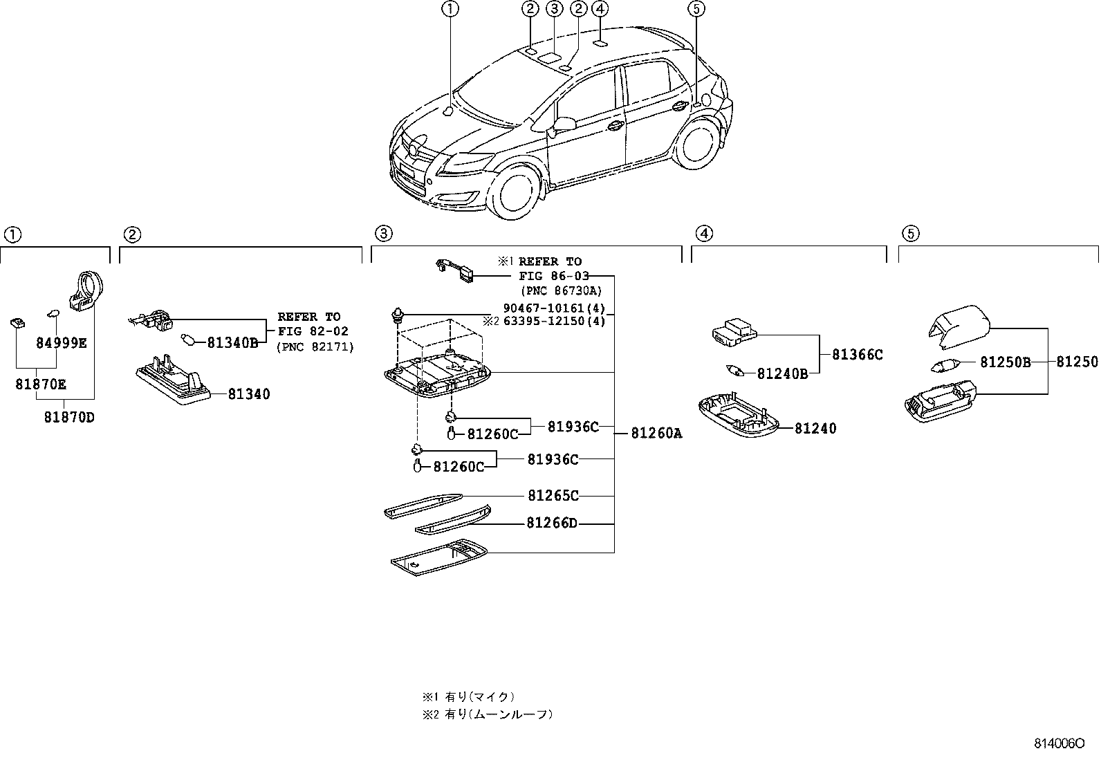  AURIS |  INTERIOR LAMP