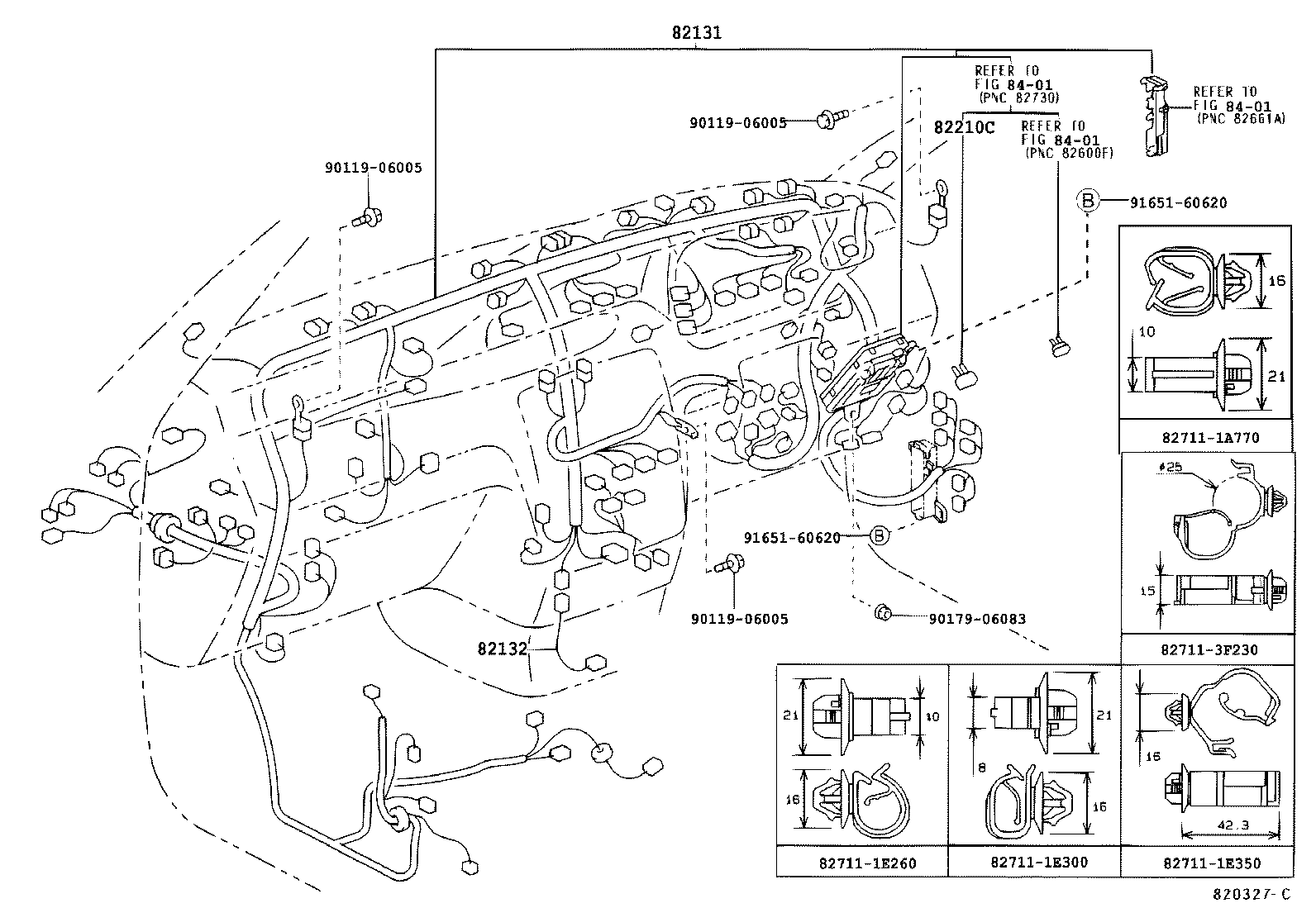  LITE TOWNACE NOAH V |  WIRING CLAMP