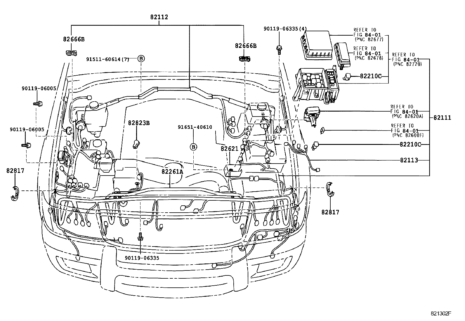  LAND CRUISER 100 |  WIRING CLAMP