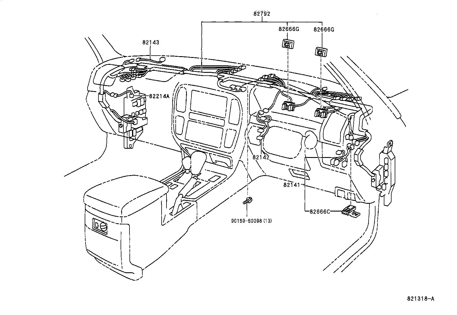  LAND CRUISER 100 |  WIRING CLAMP