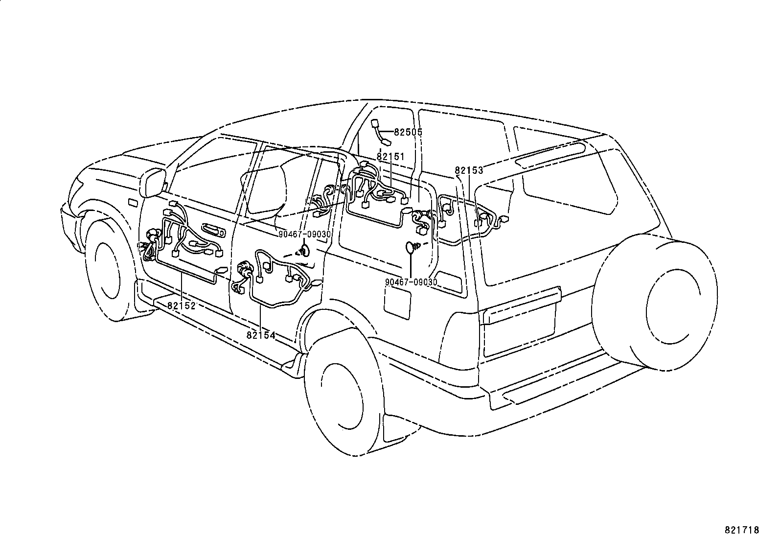  LAND CRUISER 100 |  WIRING CLAMP