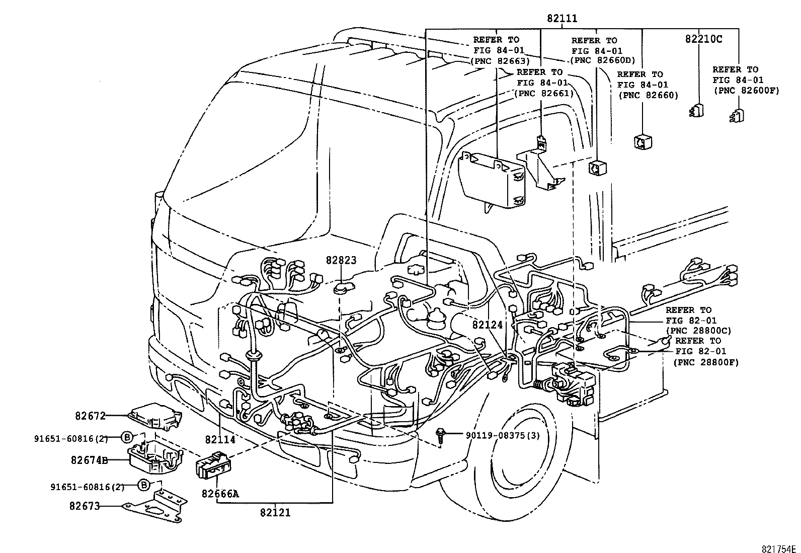  DYNA TOYOACE |  WIRING CLAMP