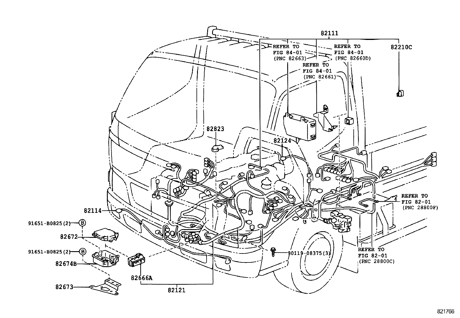  DYNA TOYOACE |  WIRING CLAMP