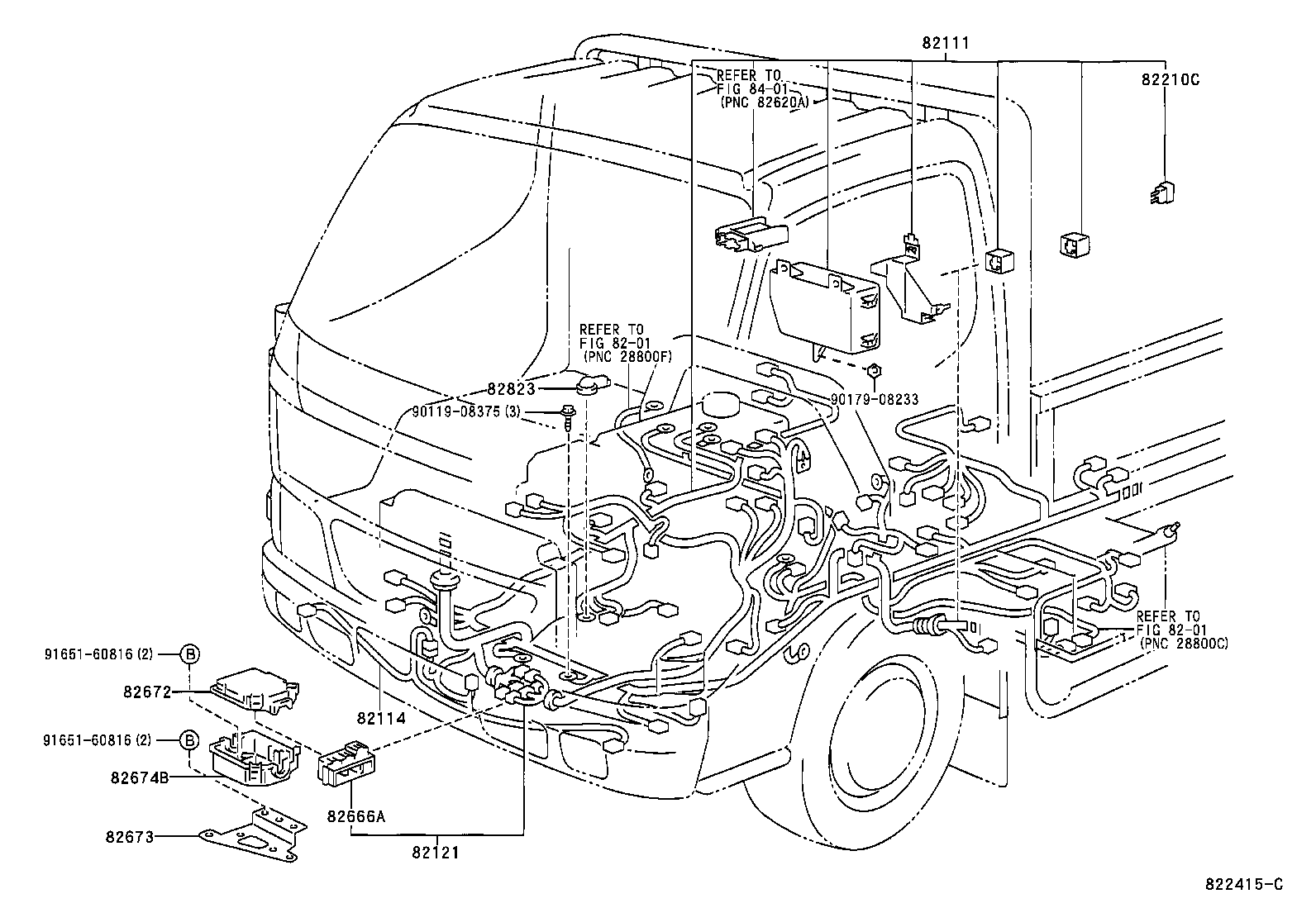  DYNA TOYOACE |  WIRING CLAMP