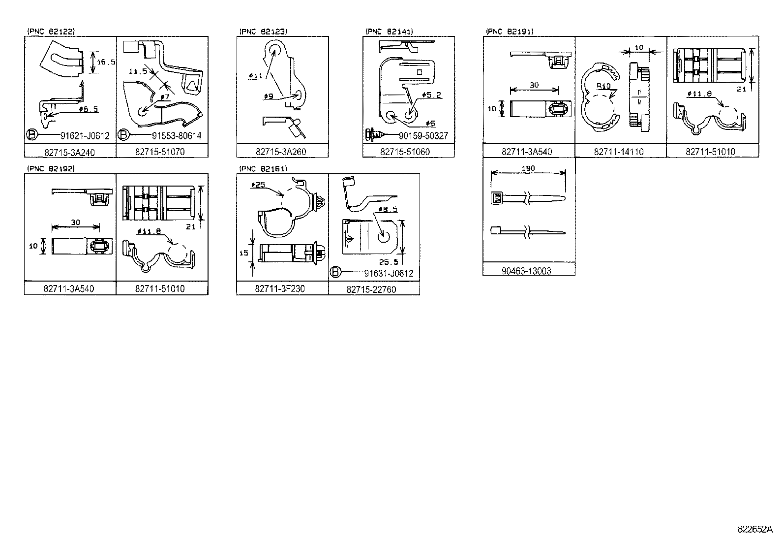  BREVIS |  WIRING CLAMP