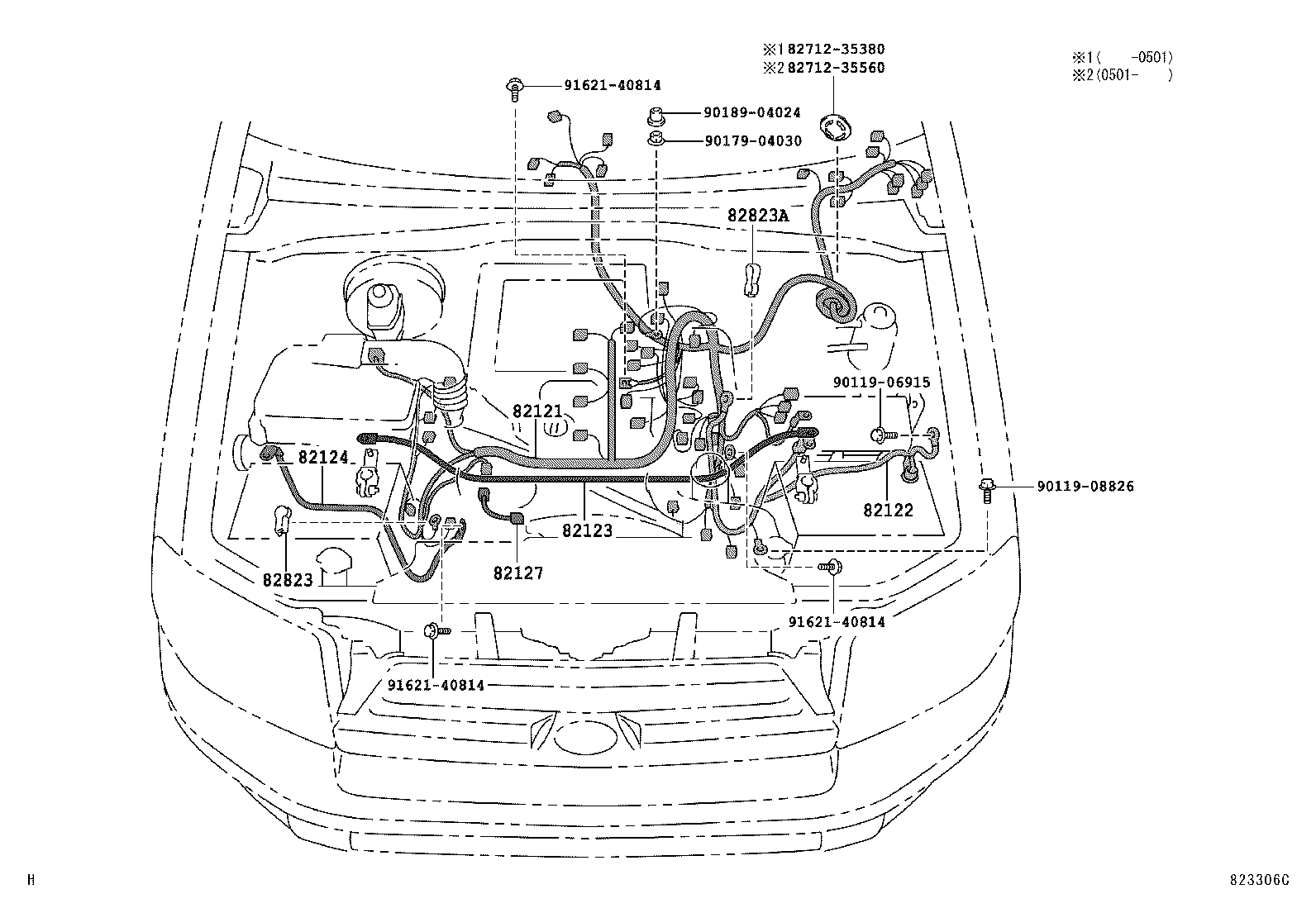  HILUX SURF |  WIRING CLAMP