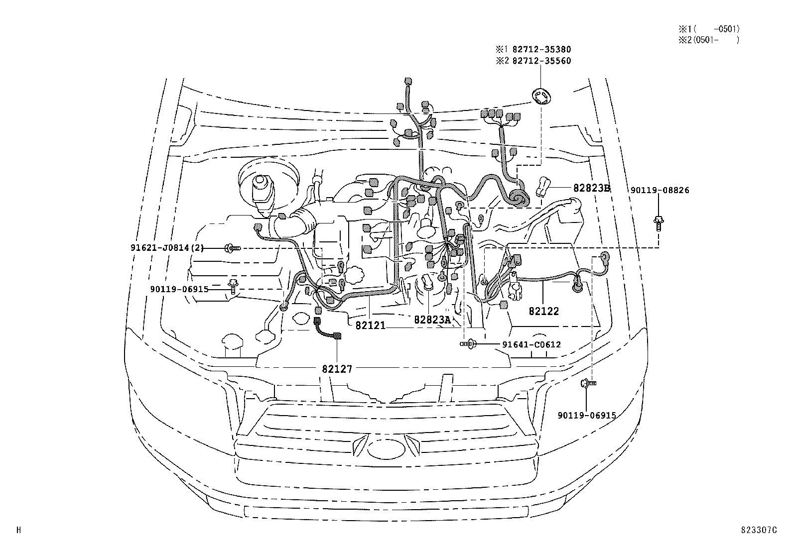  HILUX SURF |  WIRING CLAMP