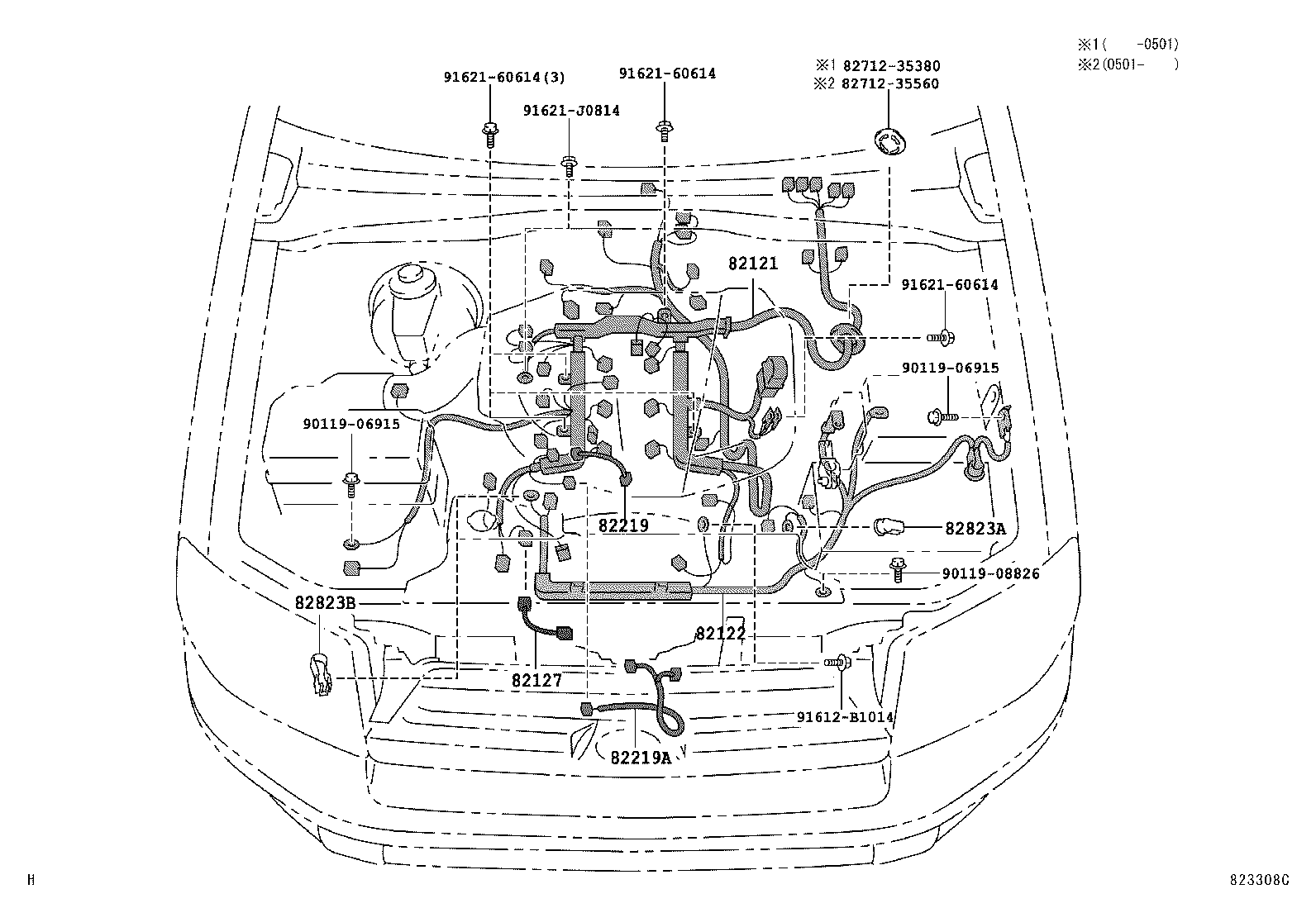  HILUX SURF |  WIRING CLAMP