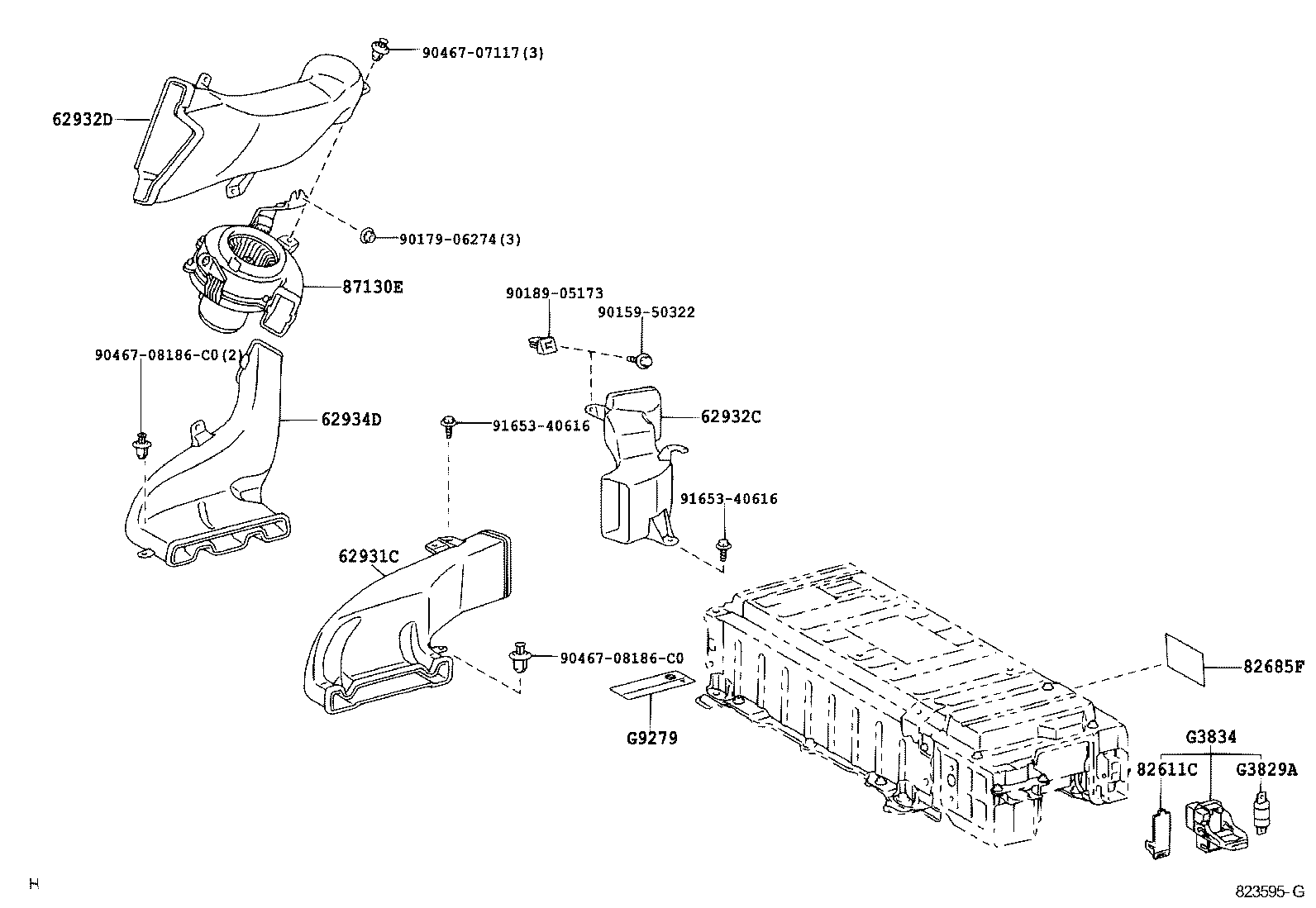  PRIUS |  BATTERY BATTERY CABLE