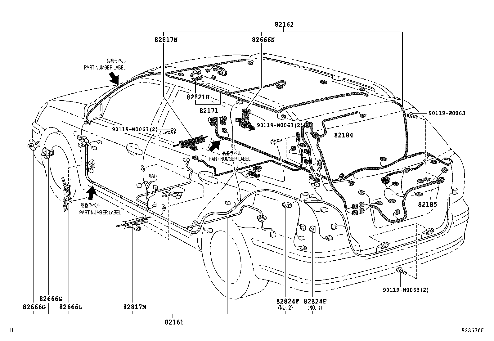  AVENSIS |  WIRING CLAMP