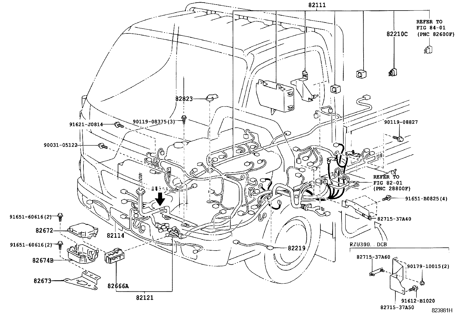  DYNA TOYOACE |  WIRING CLAMP
