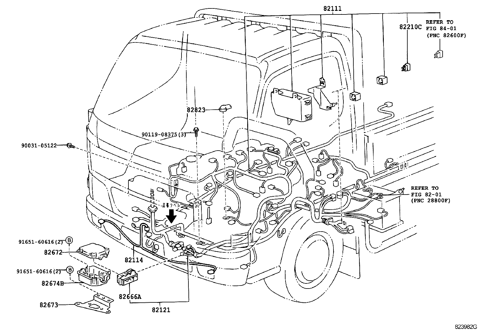  DYNA TOYOACE |  WIRING CLAMP
