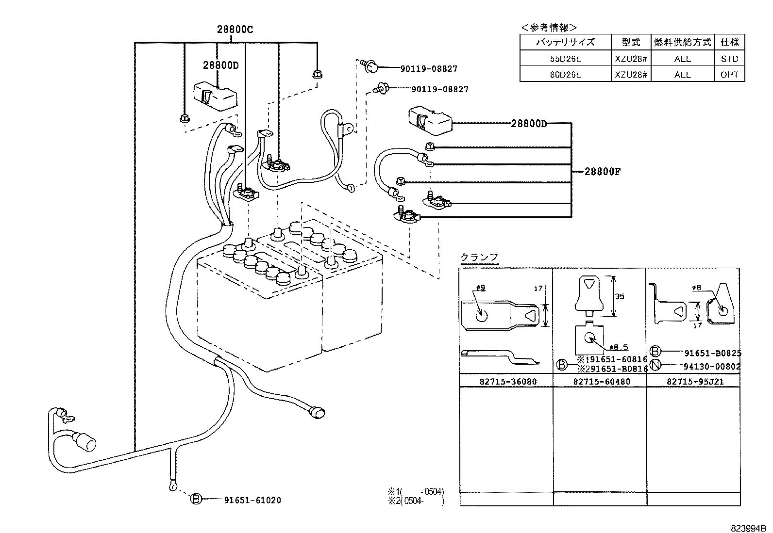  QUICK DELI URBAN SUP |  BATTERY BATTERY CABLE