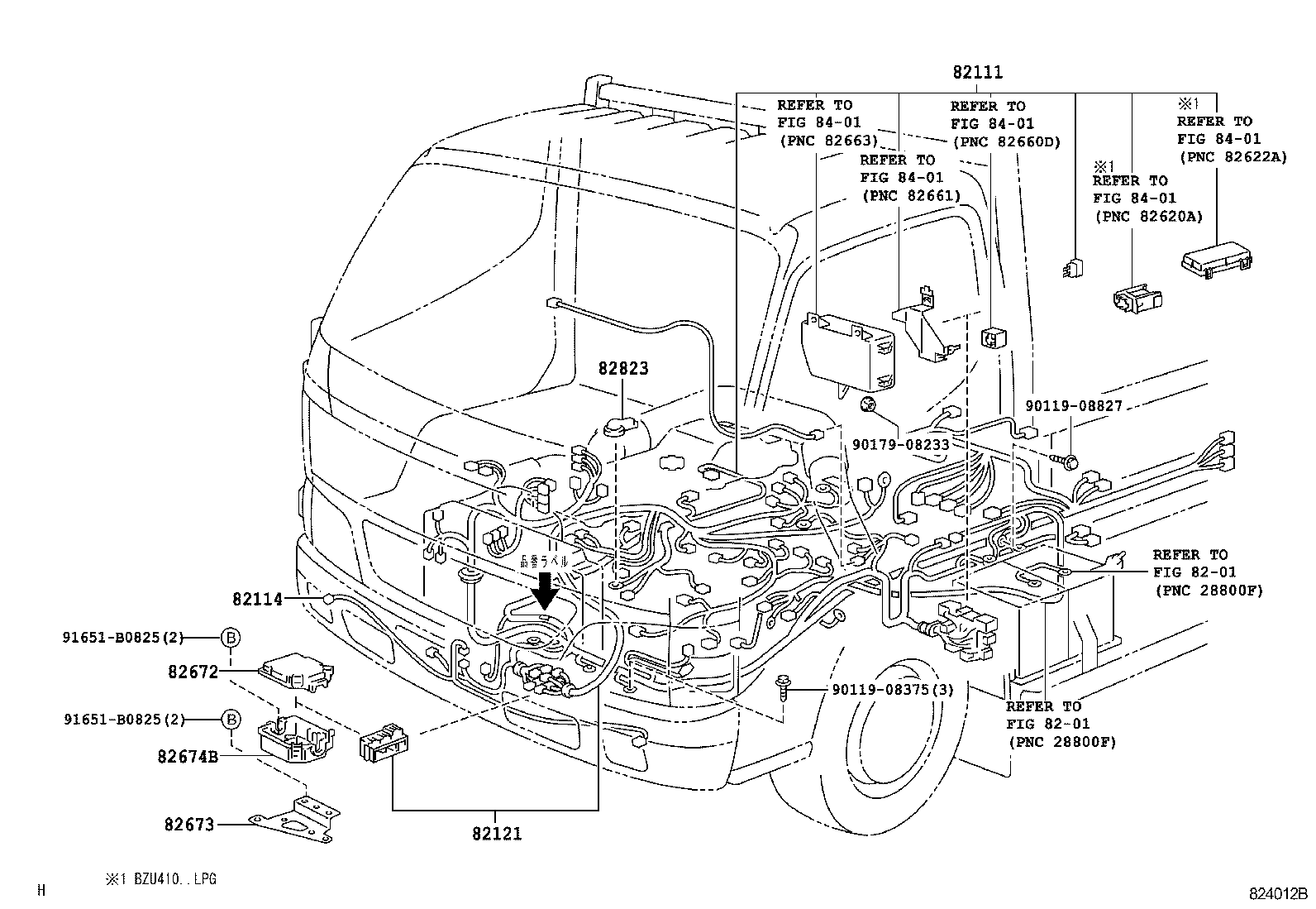  DYNA TOYOACE |  WIRING CLAMP