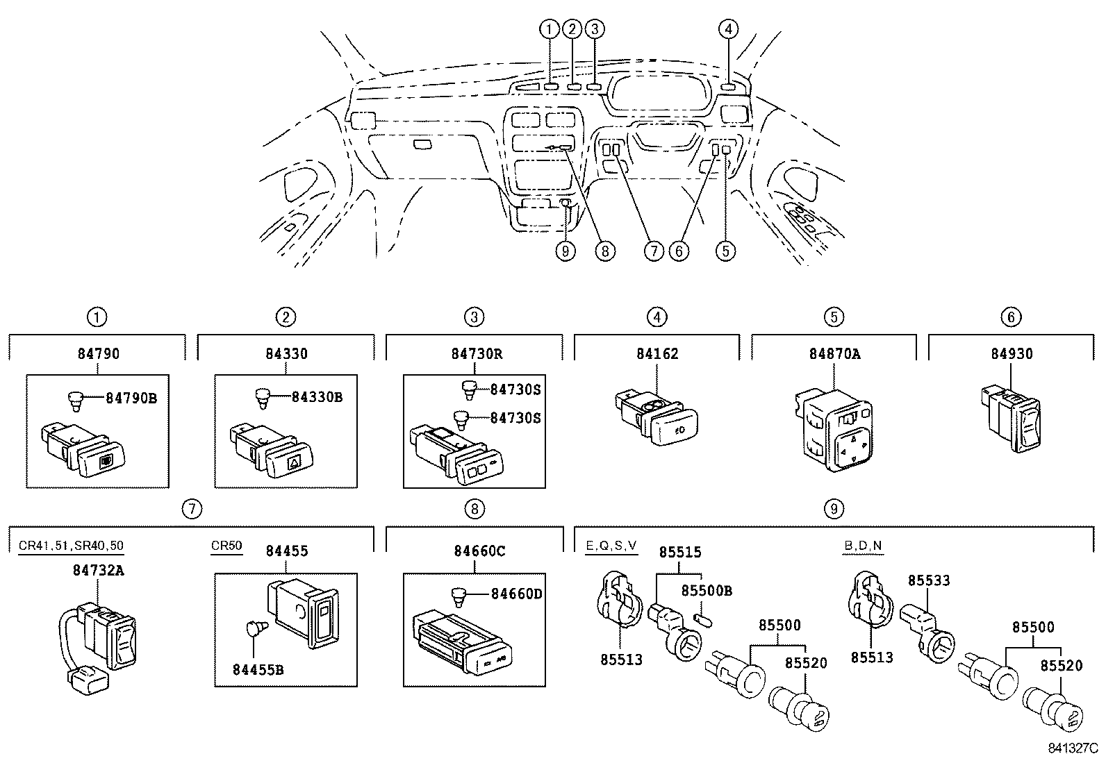  LITE TOWNACE NOAH V |  SWITCH RELAY COMPUTER