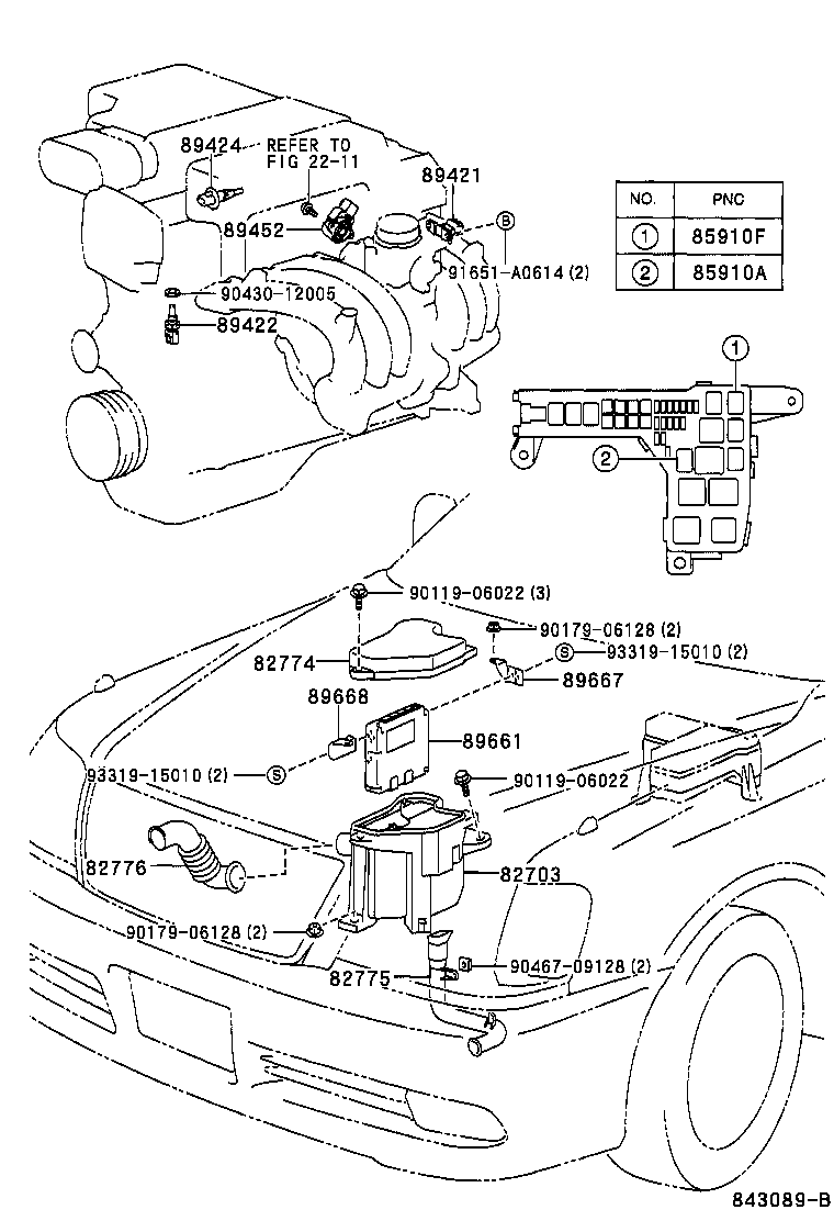  CROWN CROWN MAJESTA |  ELECTRONIC FUEL INJECTION SYSTEM