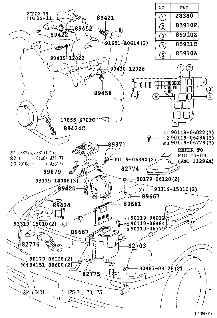  CROWN CROWN MAJESTA |  ELECTRONIC FUEL INJECTION SYSTEM